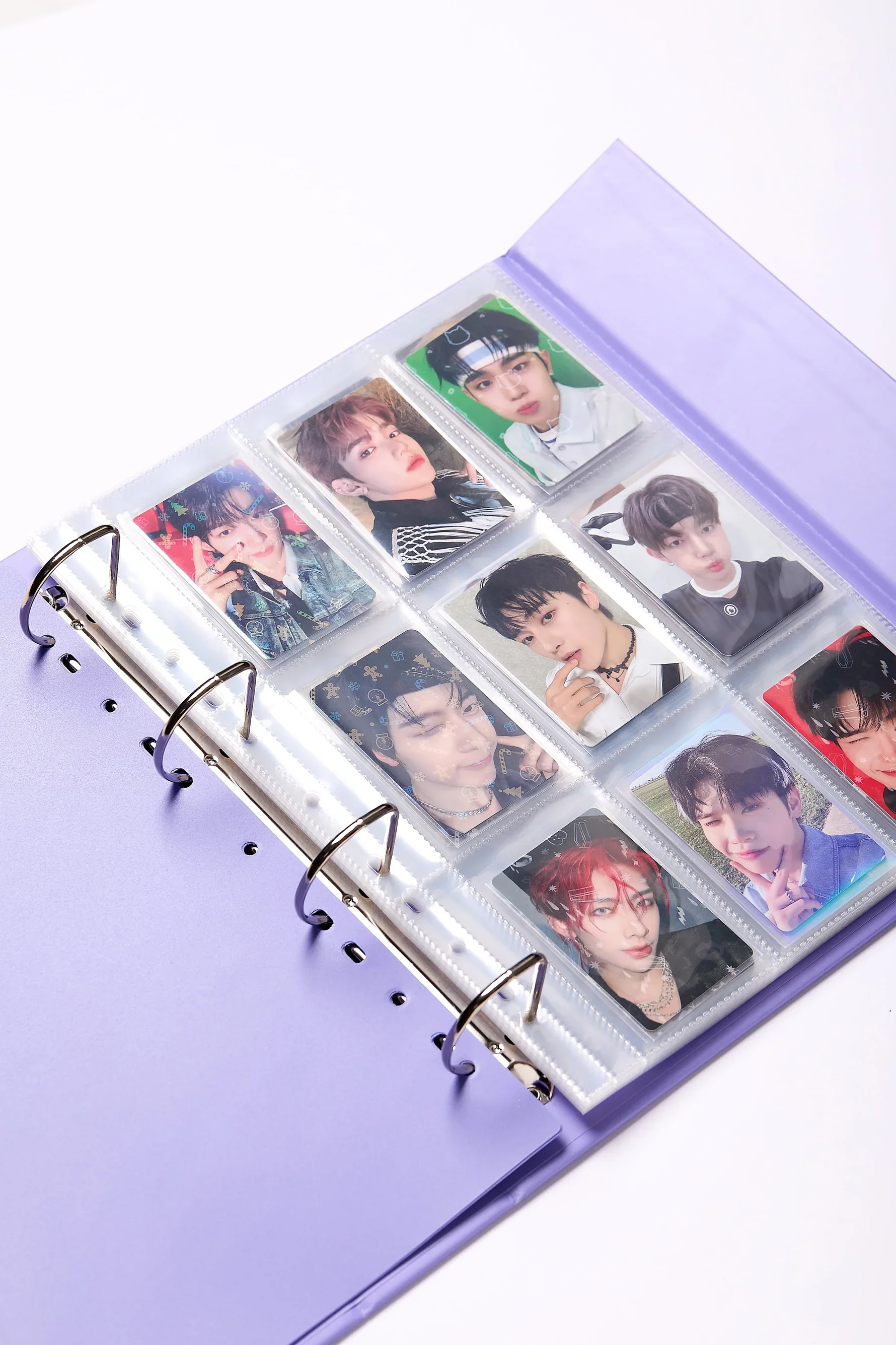 [KPOP STATIONERY] - A4 BINDER PURPLE MUSIC - Image 4