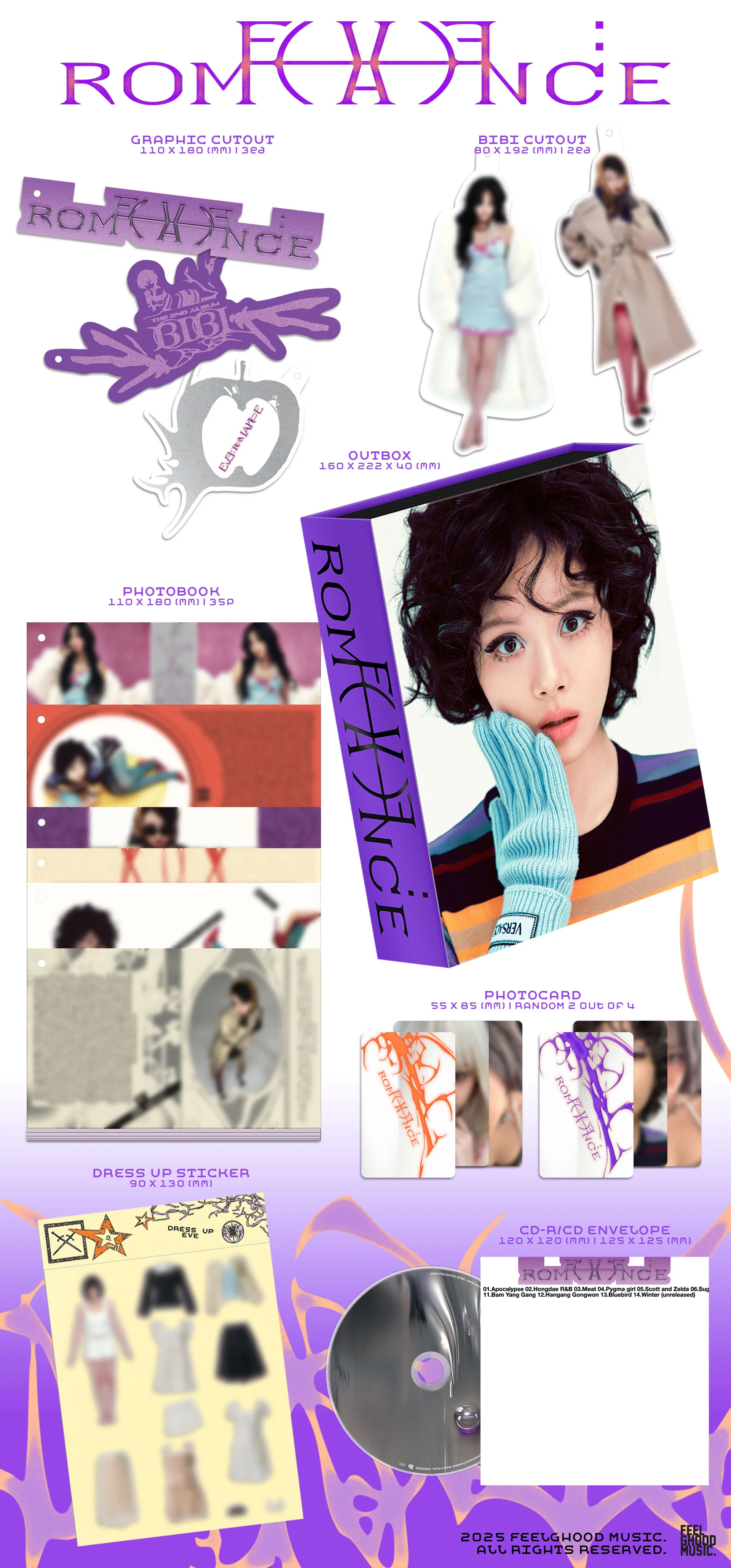 BIBI - EVE : ROMANCE (2ND ALBUM) [KPOP NARA EXCLUSIVE] [US] - Image 3