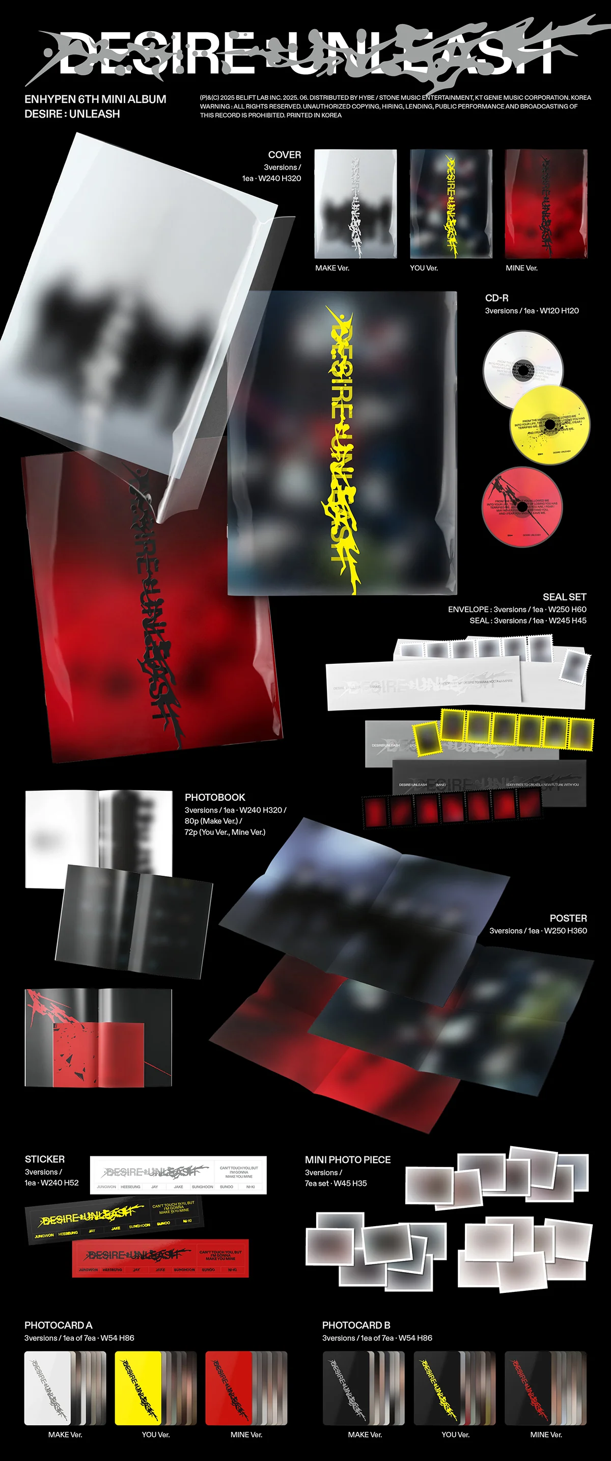 ENHYPEN - DESIRE : UNLEASH (PHOTOBOOK) [KPOP NARA EXCLUSIVE] [US] - Image 4