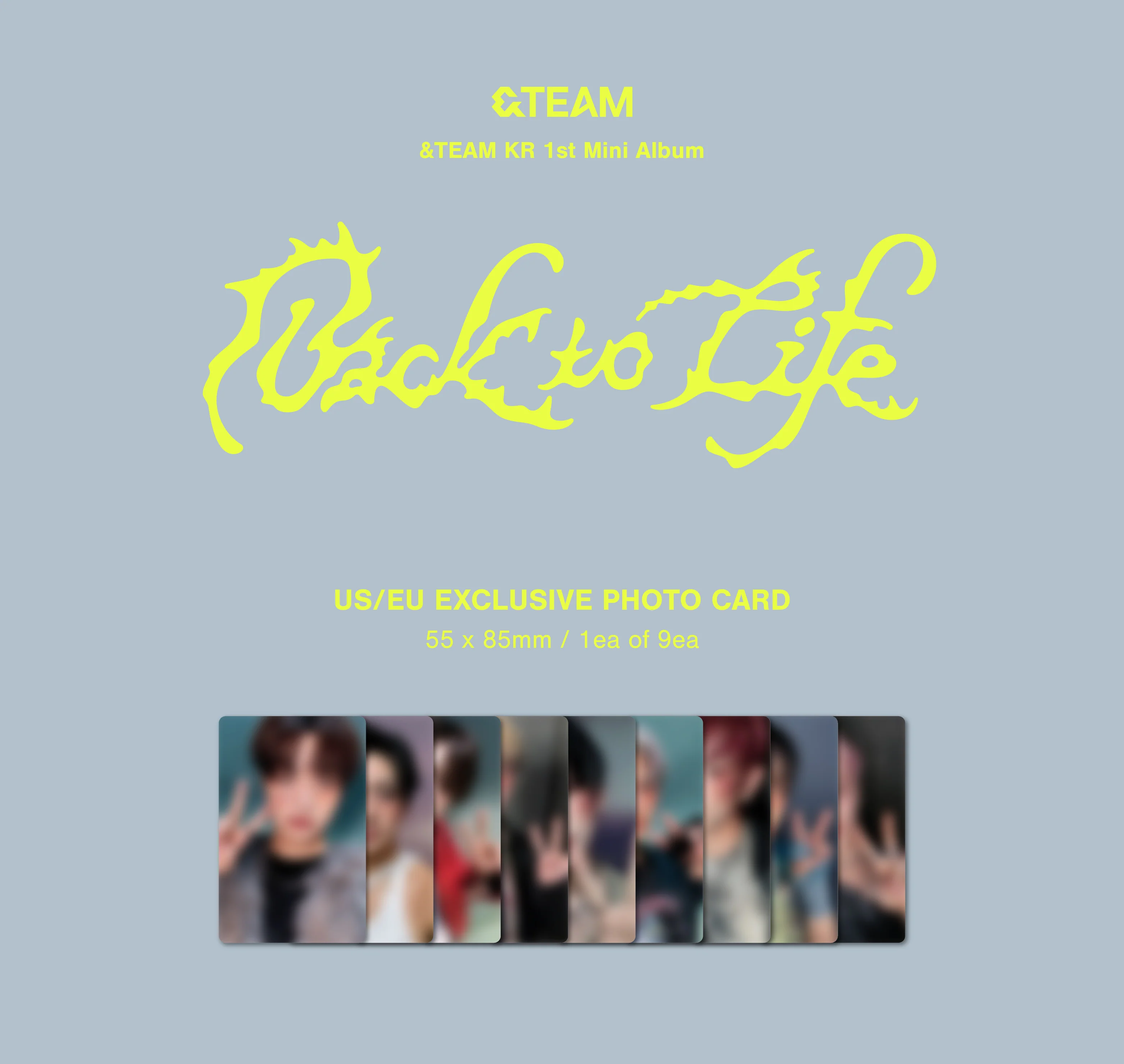 &TEAM - BACK TO LIFE (1ST KOREAN MINI ALBUM) [KPOP NARA EXCLUSIVE] - Image 5