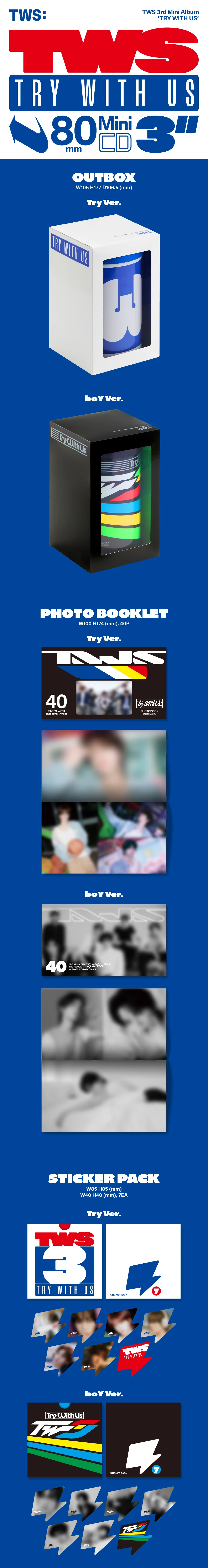 TWS - TRY WITH US (3RD MINI ALBUM) [US] [KPOP NARA EXCLUSIVE] - Image 5