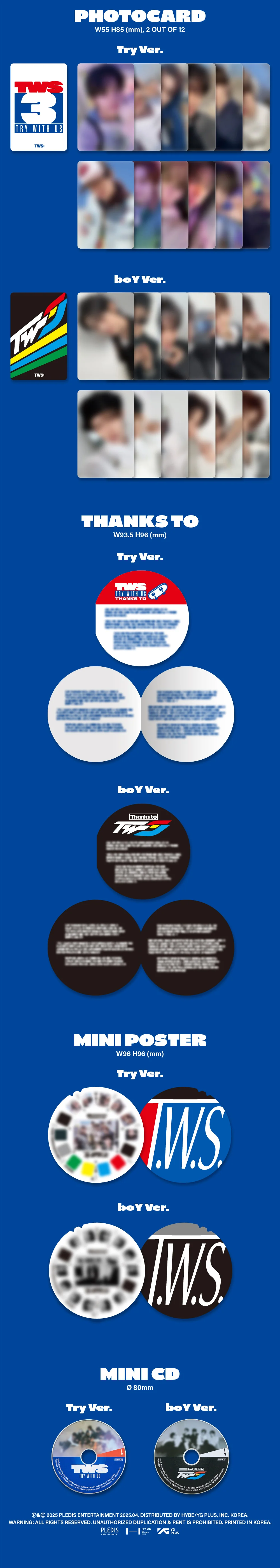 TWS - TRY WITH US (3RD MINI ALBUM) [US] [KPOP NARA EXCLUSIVE] - Image 7