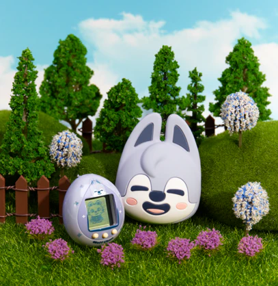 STRAY KIDS - SKZOO X TAMAGOTCHI : TAMAGOTCHI & CASE SET - Image 4