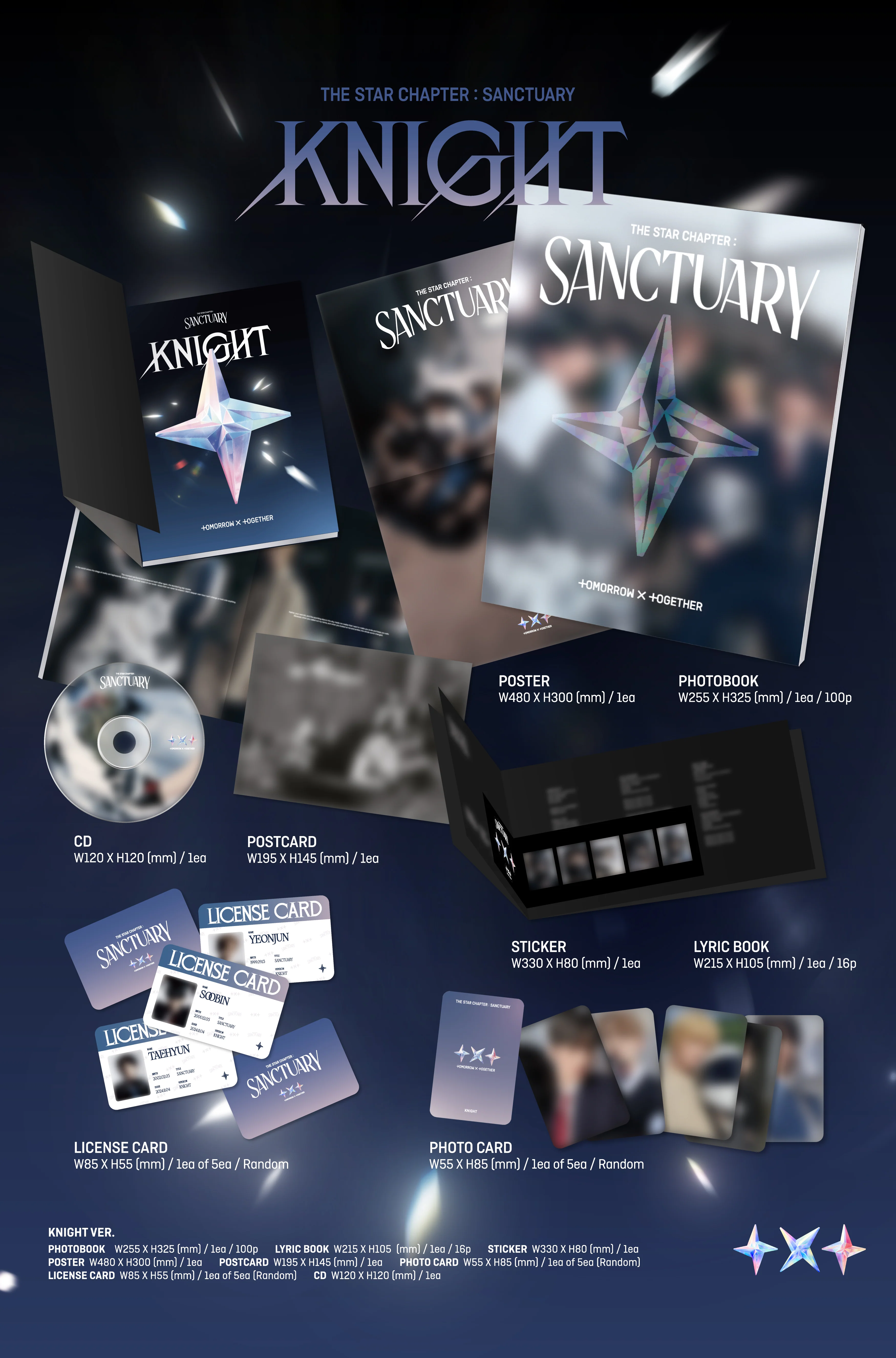 TOMORROW X TOGETHER - THE STAR CHAPTER: SANCTUARY [KPOP NARA EXCLUSIVE] - Image 4