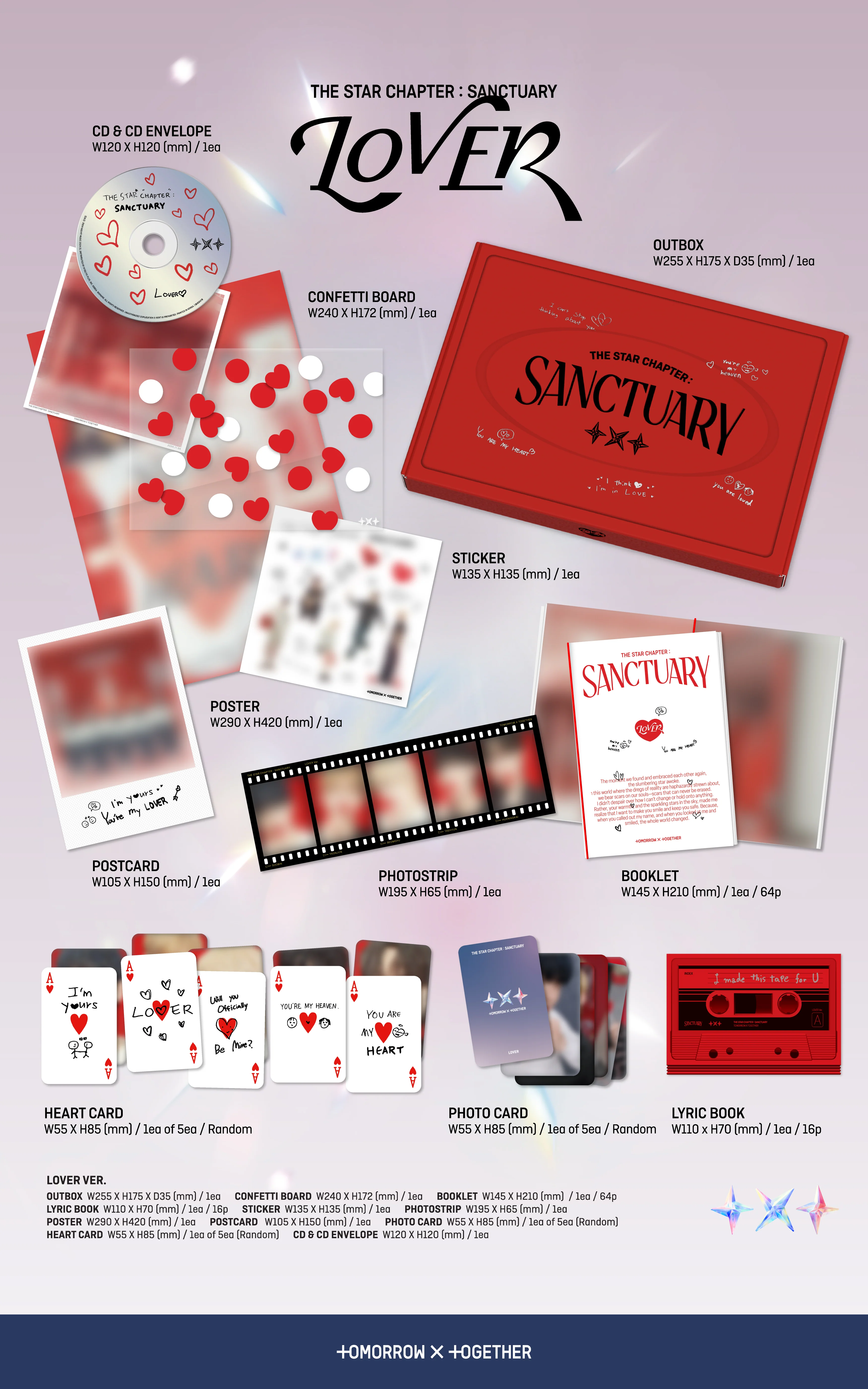 TOMORROW X TOGETHER - THE STAR CHAPTER: SANCTUARY [KPOP NARA EXCLUSIVE] - Image 6