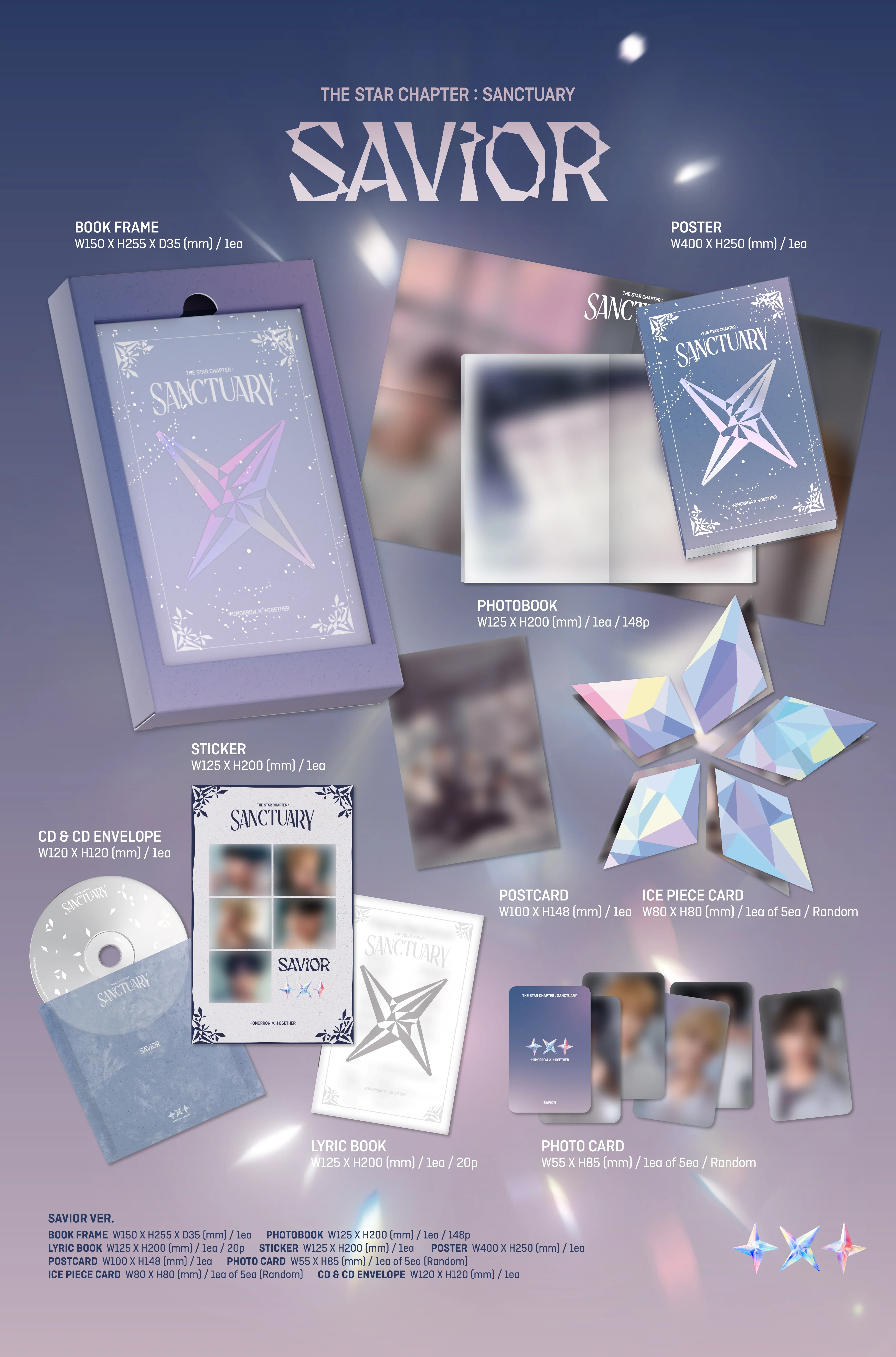 TOMORROW X TOGETHER - THE STAR CHAPTER: SANCTUARY [KPOP NARA EXCLUSIVE] - Image 8